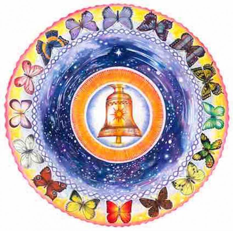 Mandala Vesmírná - deska (Ø 50cm)