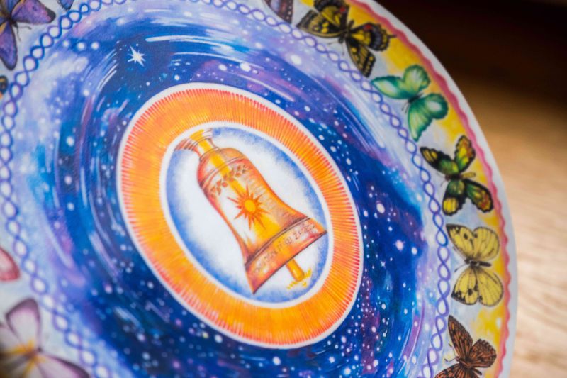 Mandala Vesmírná - deska (Ø 50cm)